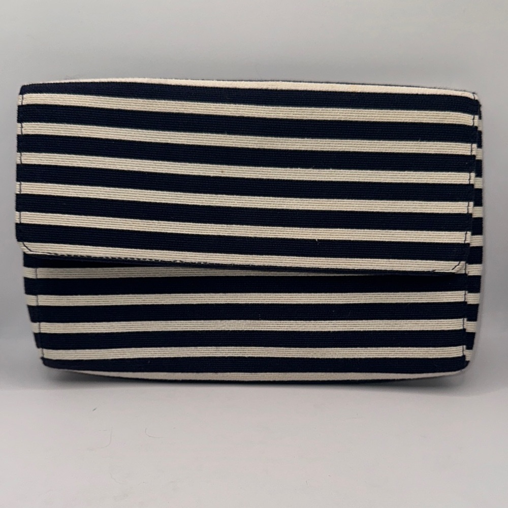 Boden Striped Clutch
